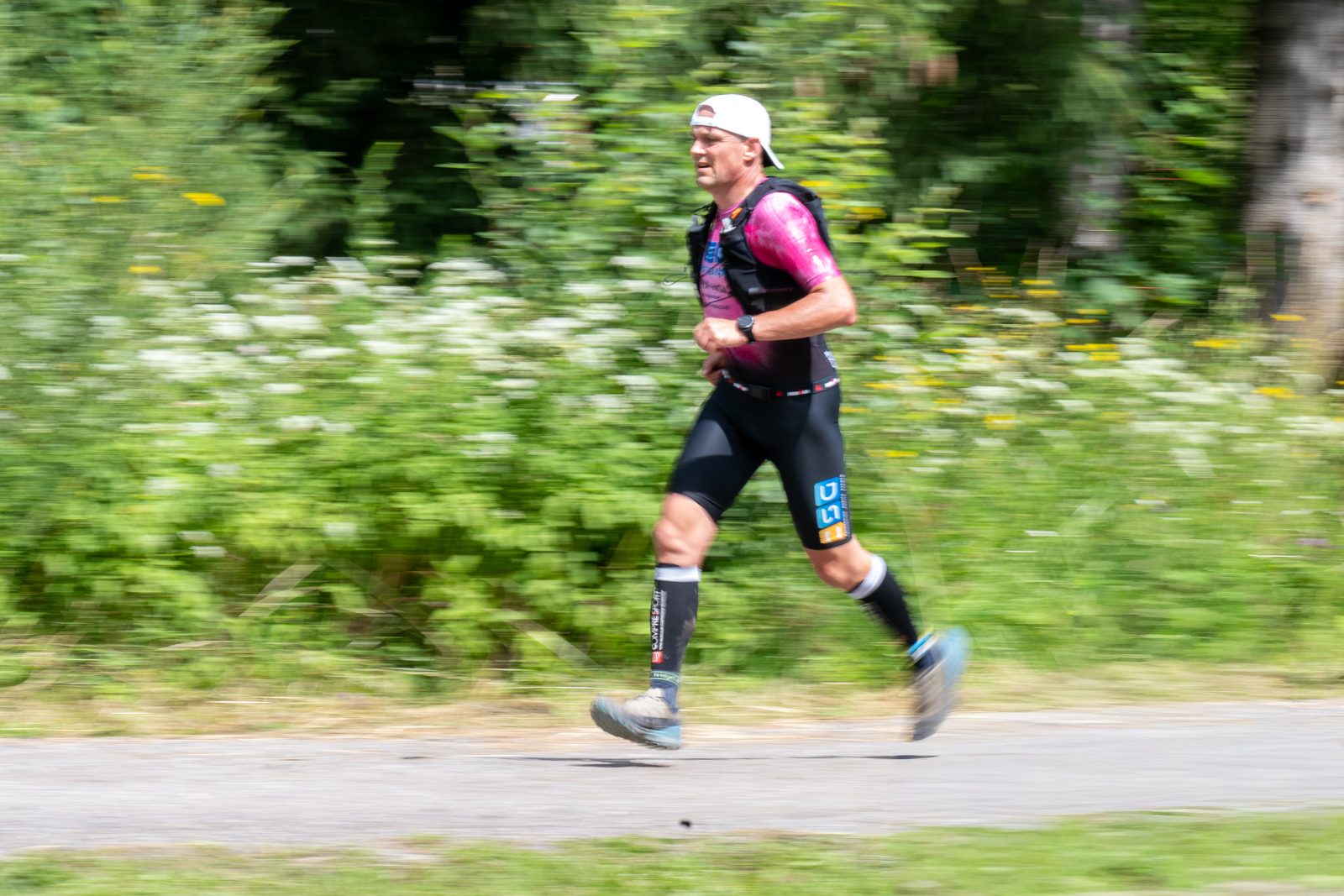 Martin na běhu na Oravamanu